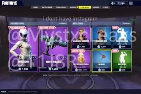 For the article on the save the world shop, please see llama shop. Every Item Shop From August 15 18 Has Been Leaked Fortnite Intel