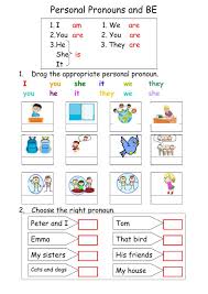 Verb To Be Interactive And Downloadable Worksheet You Can Do The Exercises Online Or D Personal Pronouns Personal Pronouns Worksheets English Grammar For Kids