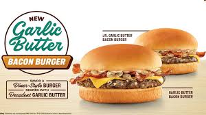 Sonic Sears New Garlic Butter Bacon Burger Bacon Burger Butter Burgers Burger