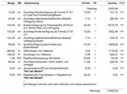 Angebot fliesenleger beispiel / beispiel angebot : á… Kosten Fliesenleger 203 Qm 28 T Brutto Preis In Ordnung Erfahrungen Von Bauherren Und Bauexperten