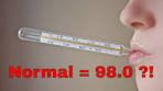 Normal Body Temperature is Actually 98.0 Degrees (F) - YouTube