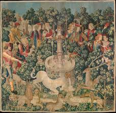 Wall tapestries with knights and castles often adorned the very castles they displayed. The Hunt Of The Unicorn Wikipedia