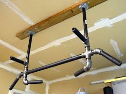 Fitness With Ceiling Mounted Pull Up Bar Diy Home Gym Diy Pull Up Bar Diy Exercise Equipment
