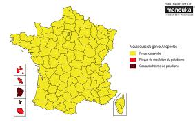 Le paludisme ou la malaria, appelé également « fièvre des marais », est une maladie infectieuse due à un parasite du genre plasmodium, propagée par la piqûre de certaines espèces de moustiques anophèles. Carte De France 2015 Des Moustiques Anopheles Et Du Paludisme