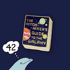 Book Pin: The Hitchhiker's Guide to the Galaxy – Ideal Bookshelf