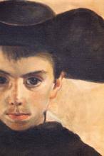 Sold at Auction: Antonio Mancini, Il Prevetariello Little Seminarian  Antonio Mancini