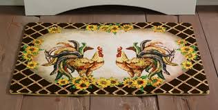 Rooster's is the expression of the chef at home in the kitchen. Decorative Rooster Kitchen Rugs Home Inspirations Accent Rooster Kitchen Rugs Design