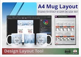 Affinity Designer Mug Design Template Layout Tool Perfect Etsy Mug Template Design Template Mug Designs