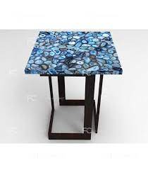 Great savings & free delivery / collection on many items. Blue Agate End Table Unico Furnishingcart