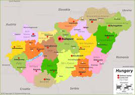 All cities of hungary on the maps. Hungary Maps Maps Of Hungary