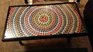 I use a lighter to open bottles. Beer Cap Coffee Table Top Beer Bottle Cap Art Beer Cap Crafts Bottle Cap Table