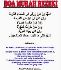 Doa murah rezeki pertubuhan baitus sakinah hidayah. Kumpulan Doa Mudah Murah Dan Lancar Rezeki