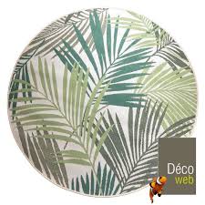 Livraison en point relais (160); Tapis Tropical Rond Interieur Exterieur Diametre 160 Cm Cdiscount Maison