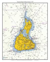 Block Island 1957 Nautical Chart Custom 80000 Ny 114 120