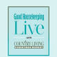 Country Living Magazine Christmas Fair in Glasgow showcasing artisan crafts and festive decor.