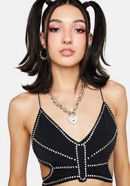 Pink Heart Powerpuff Girls Edikted Baby Tee Cropped Edikted Raelynn Indigo  Washed Low Rise Jeans Hot