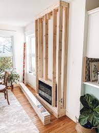 If you'll remember, the area looked like this when we bought the house. Diy Fireplace Using An Electric Insert Tutorial The Beauty Revival