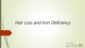 Hair loss and thin, brittle hair can be a symptom of iron deficiency. Hair Loss And Iron Deficiency