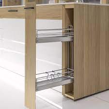 Sliding baskets make it easier to reach everything you have stored in your pantry. Hafele Silver Powdercoat No 15 2 Tier Pull Out Bunnings Australia