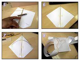 If yours is not flying well, try switching the st. The Simplest Way Of Making A Paper Kite Using Scratch Paper Steemit