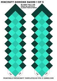 Minecraft figuren malvorlagen minecraft figuren zum ausmalen. Minecraft Diamond Sword Template One Of Five Minecraft Schwert Minecraft Geburtstag Minecraft