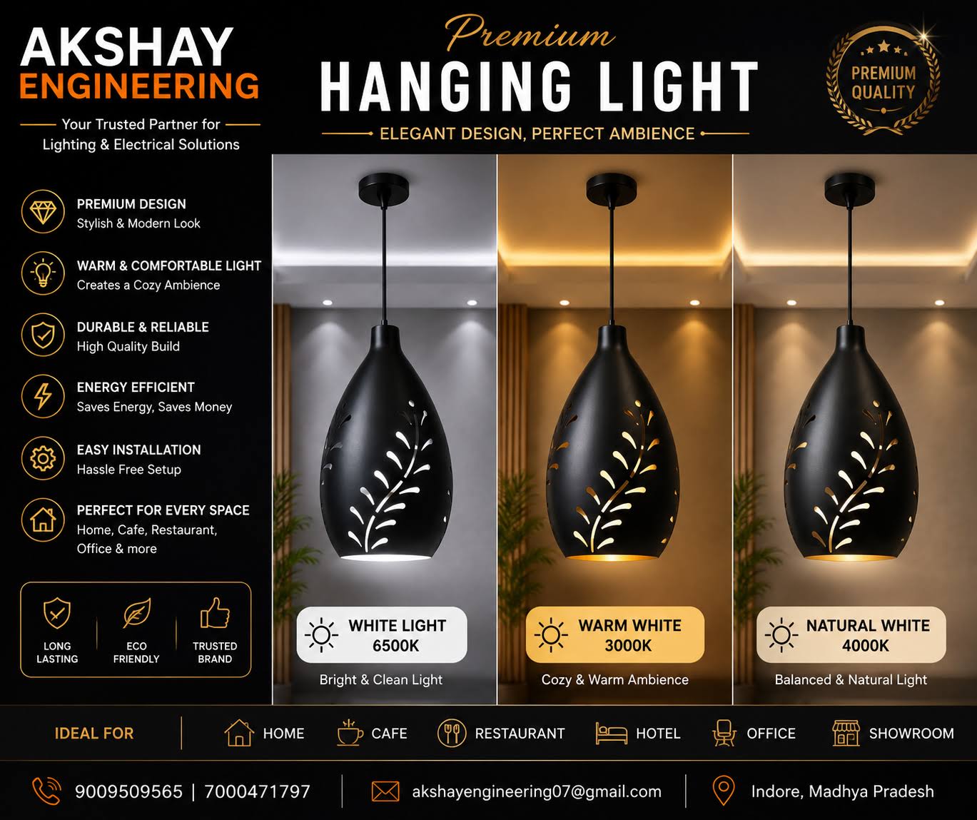 Decorative Hanging Light | LED Pendant Light | DOM Light product image