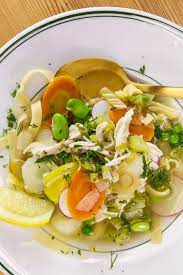Rachael S Rags Of Chicken And Noodles Soup Soup Recipes Soup And Salad Food Network Recipes