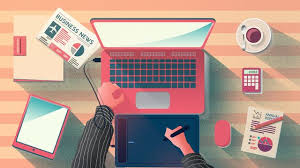 workplace designer work scene workplace office afternoon workplace desk illustration image on pngtree free download on pngtree illustration illustration design graphic design illustration