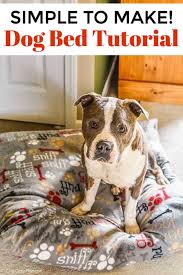 How to make a dog bed. Diy Dog Bed Easy To Make Washable Diy Dog Bed