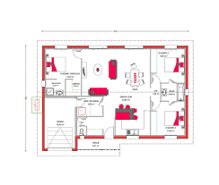 couleurs villa vous propose la villa galane moderne contemporaine cette maison est ideale pour des familles le m plan maison 100m2 plan maison maison 100m2