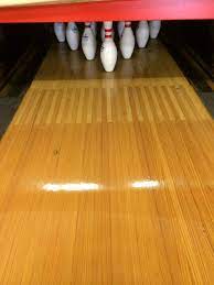 Premium sections with inlaid markings or features also available: Reclaimed Bowling Alley Lane Sections