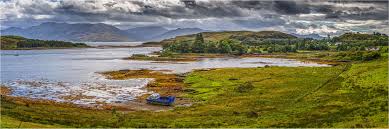 Raues naturparadies im norden großbritanniens. Wandbild O Kuchenspiegel Landschaft Isle Of Skye Schottland