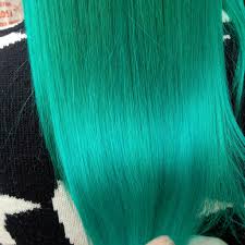 For best results use on bleached or light hair colours, however some shades may give a hint of colour on darker unbleached hair. Blue Hair Turquise Hair Directions Hair Colour Alpine Green Turquoise Hair Blue Hair Model Hair