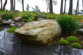 Modern landscape is a landscape that strives for symmetry and balance above all else. Camano Island Boulder In Patio Modern Natural Garden 800 531 Sublime Garden Design Landscape Design Serving Snohomish County And North King County