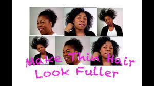 See which styles are out there with our edit of the best hairstyles for thin hair. Style Thin Fine Low Density Natural Hair To Look Fuller Youtube