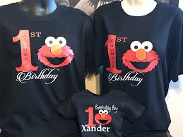 Amscan sesame street elmo turns one baby bib. Elmo 1st Birthday Shirt Off 71 Free Shipping