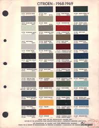 True Citroen Paint Colour Chart Citroen Car Colour Chart