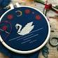 Needlework Christmas Swan event image