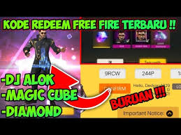 Still, a single account can use then only one time, so if you already. Resmi Dari Garena Kode Redeem Free Fire Terbaru Berhadiah Dj Alok Diamond Dan Magic Cube Gratis Youtube