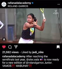 Maybe you would like to learn more about one of these? Alex Eala Rafa Nadal Academy