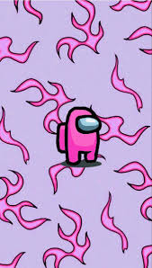 Among Us Pink Flames Wallpaper In 2020 Iphone Wallpaper Tumblr Aesthetic Pretty Wallpaper Iphone Funny Phone Wallpaper