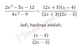 Contoh Soal Pembagian Aljabar Kelas 7 Dan Pembahasannya