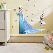 Diana is noisy and prevents roma from doing homework. Cartoon Diy Frozen Princess Elsa Anna Wall Stickers Girl Children Room Background Decoration Removable Kids Bedroom Poster Decal Ugbay