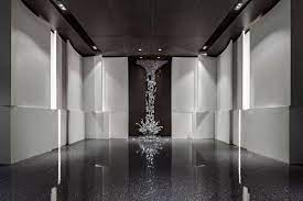 水元素运用 墙面造型 wall design ceiling lights home deco