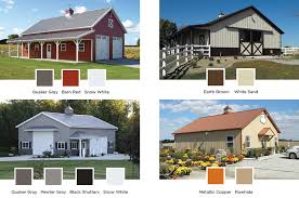 Pole Barn Colors Exterior Siding Windows Doors Lester