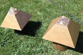 Apply glue or tape to the outside edges (the decorated side edges) of all the tabs. Awesome Stainless Steel Pyramid Do It Yourself Project Of Sheet Metal