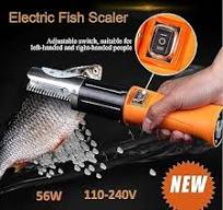 Electric Fish Scaler, HSLCY Powerful Cordless Fish Scale Scraper with Extra  Stainless Steel Roller Blade for Scraping Fish Scale Remover Cleaner ...