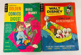 Vtg Golden Comic Digest Walt Disney Comic Digest Bugs Bunny Donald Duck |  eBay