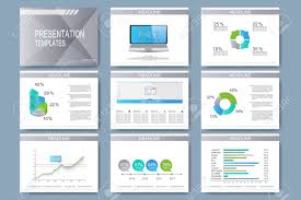 Set Of Vector Templates For Presentation Slides Modern Business