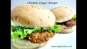 Chicken Zinger Burger How To Do Kfc Style Chicken Zinger Burger At Home